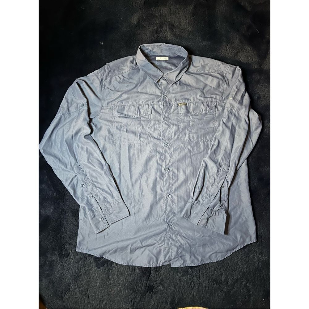 Columbia Omni Shade Button Down Sz Large